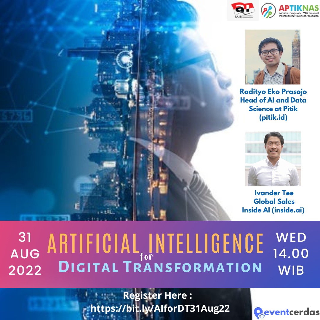 Artificial Intelligence for Digital Transformation 31 Agustus 2022